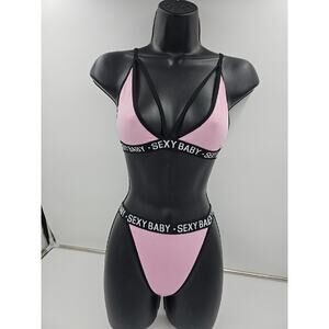 Sexy Baby Bra Sets lingerie Swim G String 6 Sets 6 Colors size medium